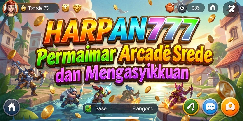 Tangkapan layar HARAPAN777 menunjukkan serunya gameplay Arcade.