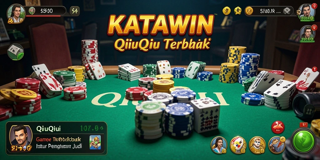 Tampilan gameplay QiuQiu yang seru dan menantang.