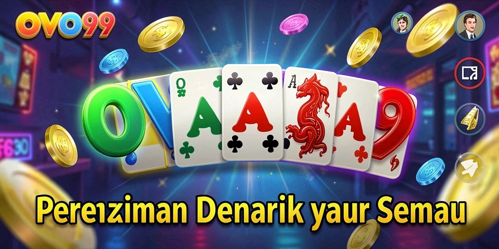 Tampilan gameplay OVO99 yang seru dengan teman-teman.