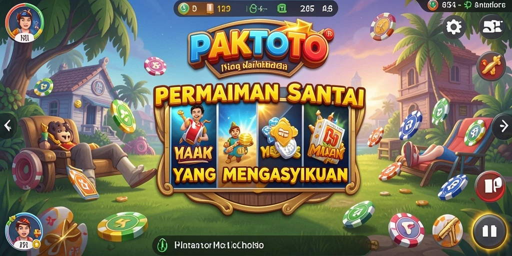 Screenshot PAKTOTO menampilkan gameplay yang seru dan interaktif.