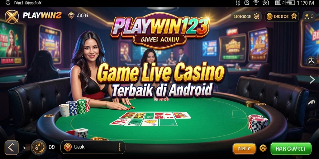 Screenshot gameplay Live Casino yang mengasyikkan.