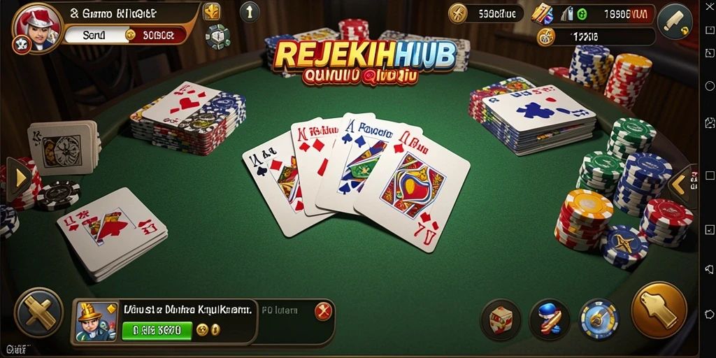 Tampilan gameplay QiuQiu yang seru dan menegangkan.
