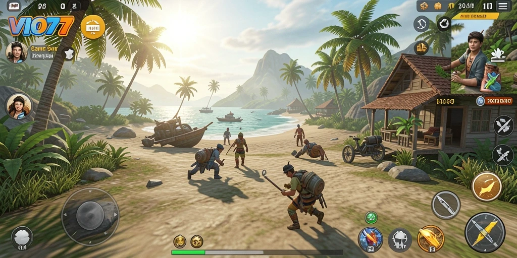 Screenshot gameplay <strong>VIO77</strong> memperlihatkan keseruan dan keceriaan saat bermain.